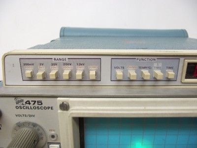 TEKTRONIX 475 DUAL TRACE OSCILLOSCOPE DM44 200MHz  