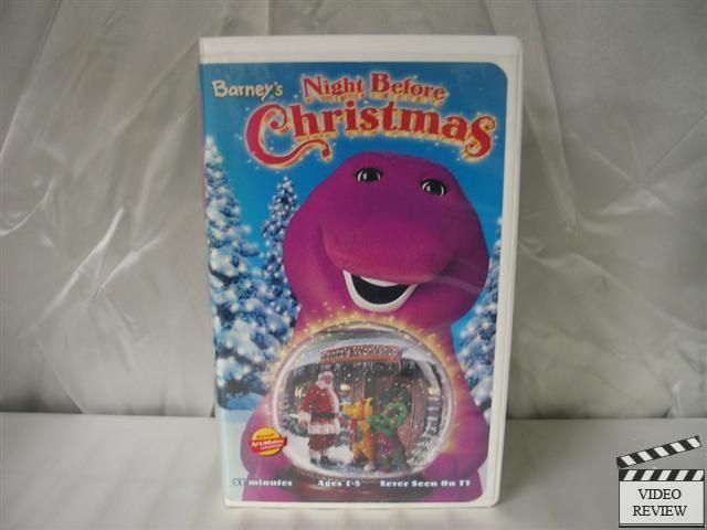 Barneys Night Before Christmas (VHS, 1999) 045986020345  