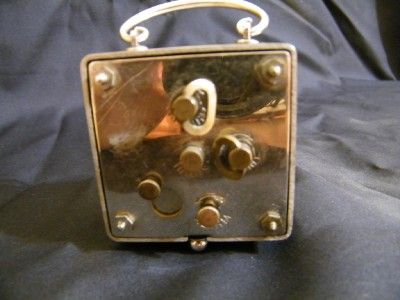 Miniature Antique Vintage Desk Alarm Clock M inGermany  