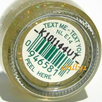 NEW OPI Nail Polish ~ Text Me   Text You ~ Fine Micro Glitter  