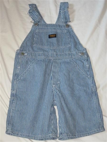 OshKosh Engineer Striped Shortalls Short Overalls 7 Osh Kosh OKBG Boy 