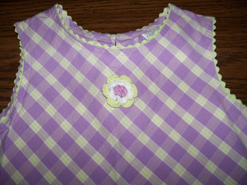 Girls Size 3T Carters Purlple Summer Sleeveless Dress  