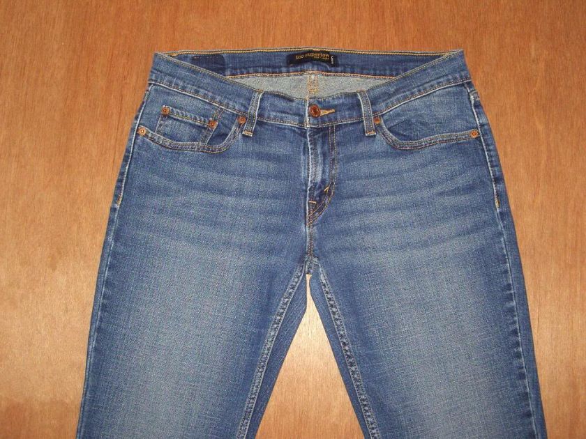 Womens Levis 524 Too Super low jeans size 9M Stretch  