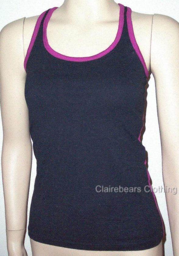 LADIES SPORTS TOP SINGLET CROSSOVER BACK SHELF BRA NEW  