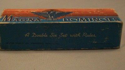 Vintage Milton Bradley Magna Dominoes No. 225 OB  