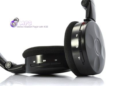 Wireless Headphones with Integrated  Player (4GB)  