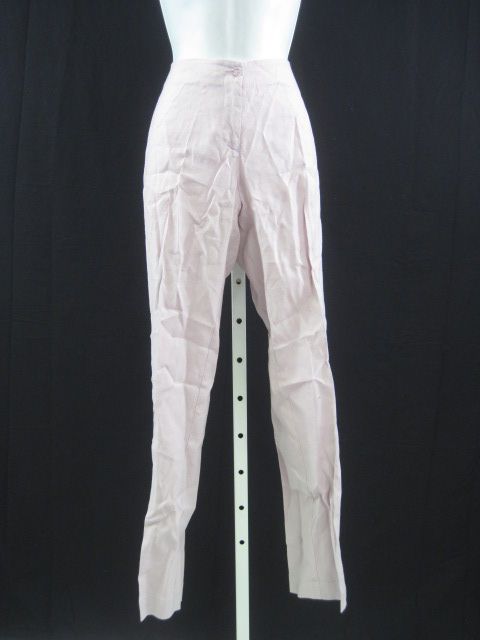 ARMANI JEANS Purple Linen Pants Slacks Trousers Sz 6  