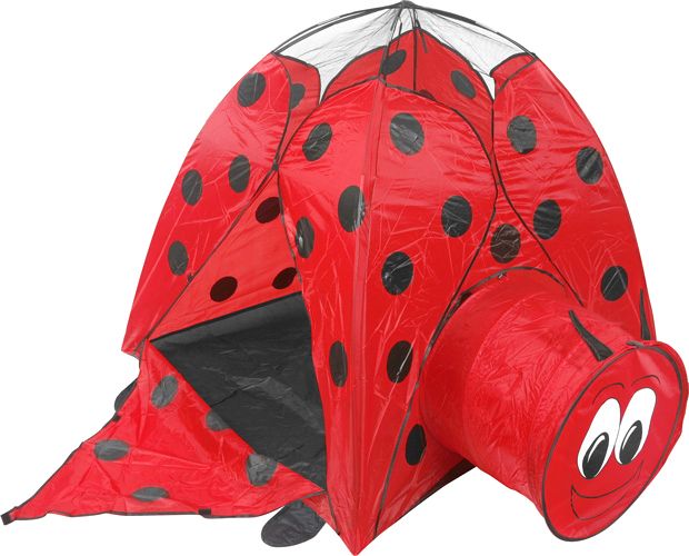 Kids Ladybug Toy Play House Tent And Tunnel Playhouse  