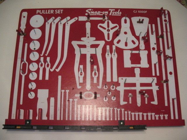 Snap On CJ1000F Master Puller Set Wall Organizer Board Only  
