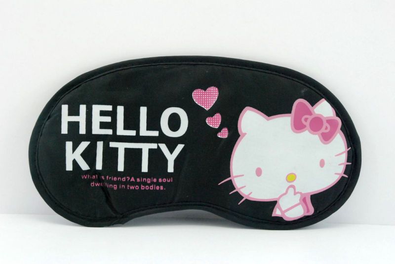 Hello kitty black eyemask Lovely sleeping mask AB 125  