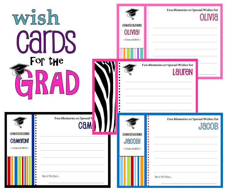   Decoration WISH ADVICE CARD PRINTABLES ~ DIGITAL FILE   YOU PRINT