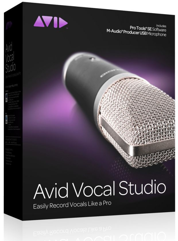   STUDIO USB Mic MICROPHONE + PRO TOOLS SE Recording SOFTWARE  