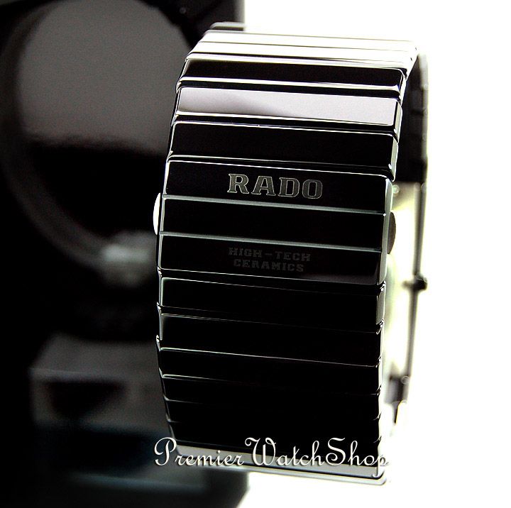 NEW RADO CERAMICA JUBILE BLACK MENS WATCH XL R21716742  