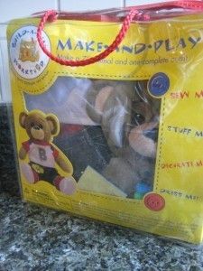 Build a Bear Make & Play Teddy Bear & Outfit  You Make  