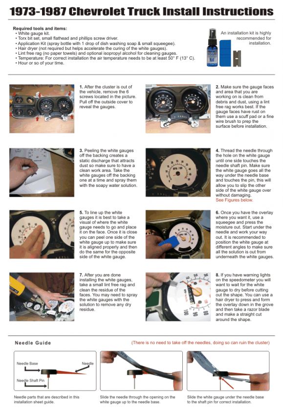 gauge vacuum gauge blank gauge shift indicator gauge fuel gauge