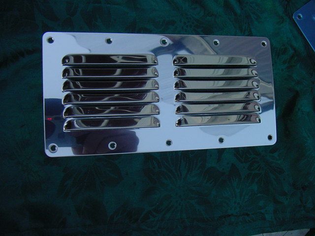 STAINLESS STEEL BOAT VENT LOUVERED VENTILATOR VENT NEW  