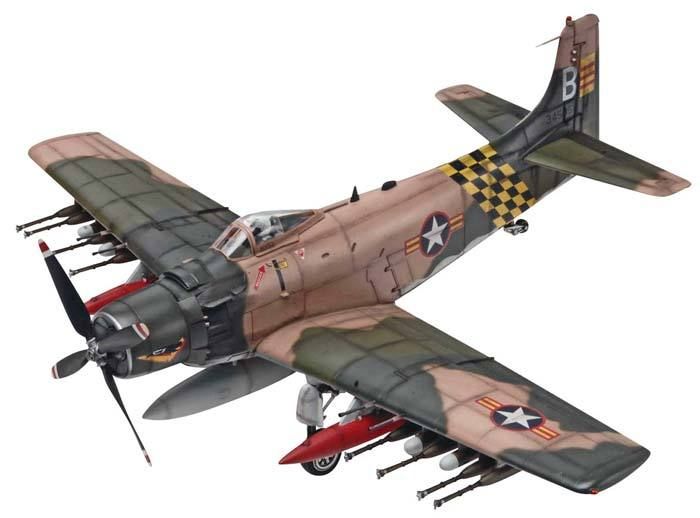 REVELL Monogram 148 AD 6 SKYRAIDER 5312  