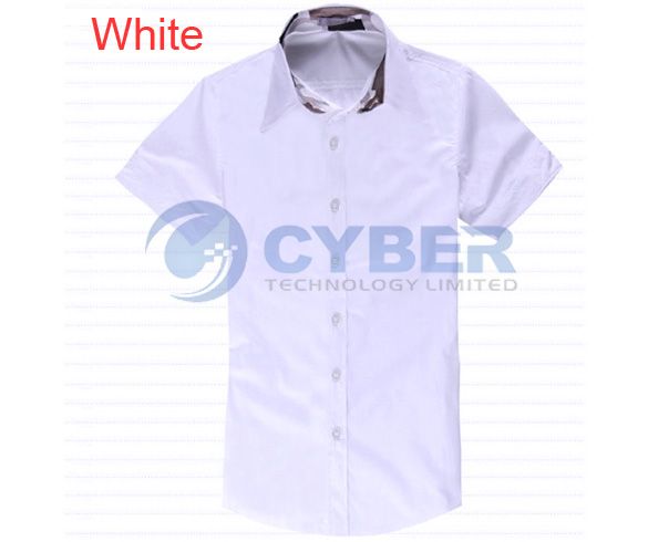 Mens Casual Slim fit Luxury Short Sleeve Shirts Stylish  