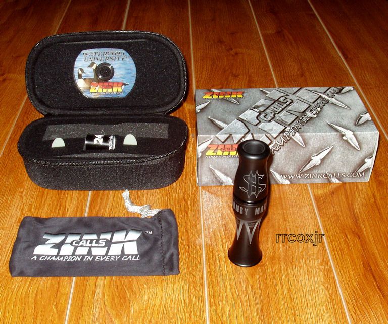 ZINK MONEY MAKER GOOSE CALL+CASE+BAND+DVD+REEDS STEALTH 810280011104 