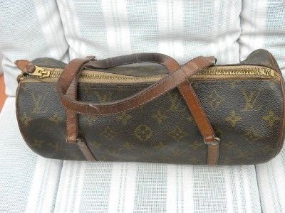 LOUIS VUITTON VINTAGE PAPILLON ROUND LV MONOGRAM BAG  