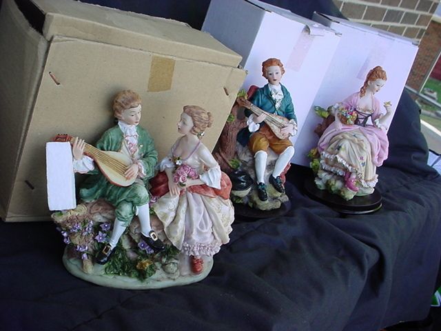 New romantic people figurines choice of 3  