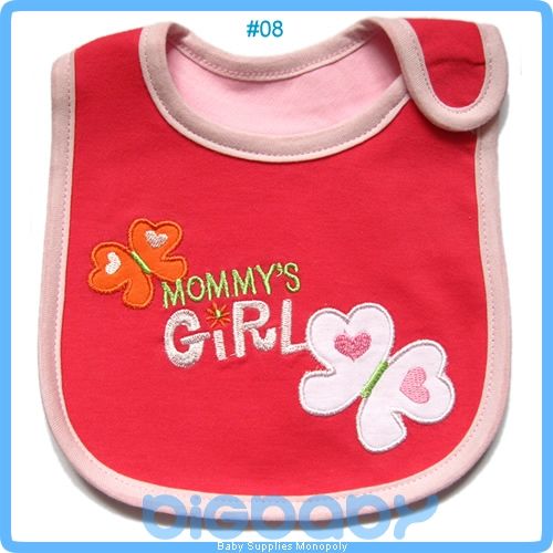 NEW Baby Feeding Bibs Boy Girl Unisex Soft Cotton 3 Layers Waterproof 