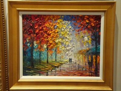 STUNNING ORIG LANDSCAPE PAINTING SLAVA ILYAYEV RUSSIA  