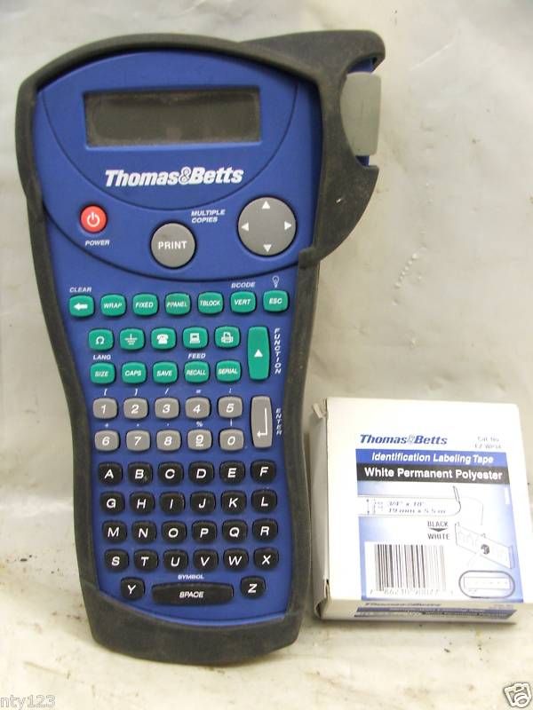 THOMAS AND BETTS THERMAL TRANSFER PRINTER EZL 100  