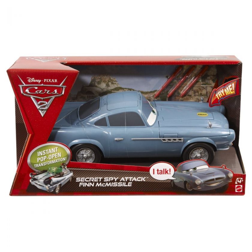 Disney Pixar Cars 2 Secret Spy Attack Finn McMissile  