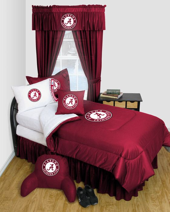 ALABAMA CRIMSON TIDE COMFORTER, SHAM, BEDDING BED SET  