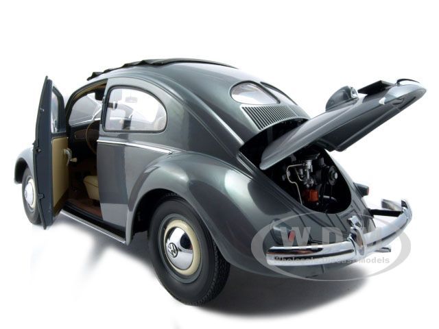 1950 VOLKSWAGEN BEETLE SALOON GREY WITH SUNROOF 1/12  