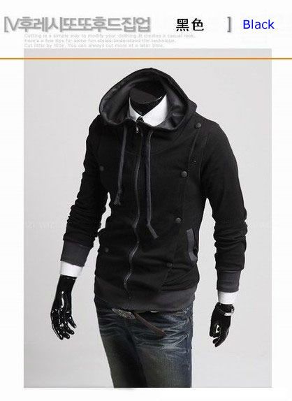 New Fashion Mens Slim Fit Sexy Zip Up Stylish Jacket Designed Hoodies 