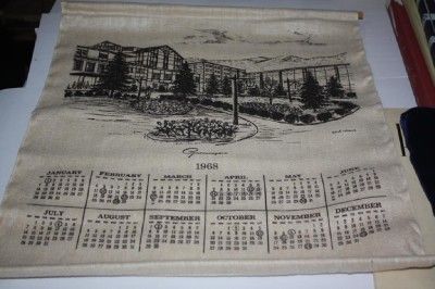 GROSSINGERS HOTEL BORSCHT BELT Catskills CALENDAR 1968  