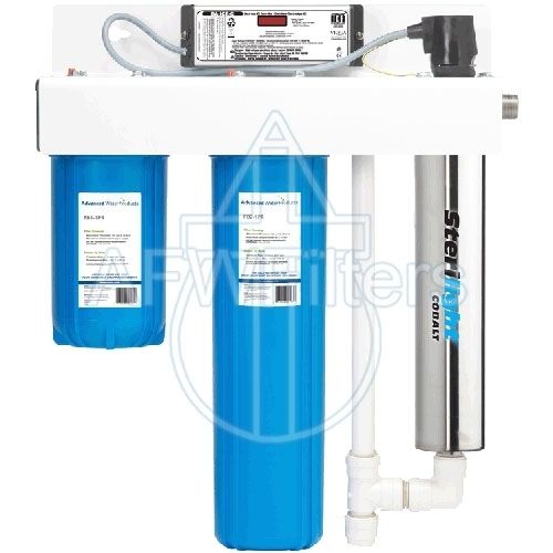   Integrated Sterilizer Sterilight Cobalt 10 25 GPM Whole House Filter