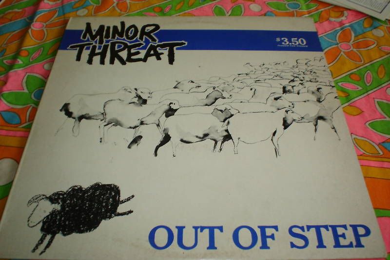 MINOR THREAT OUT OF STEP EARLY PRESS LP INSERT DISCHORD  