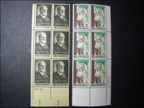 LARGE 40 LOT MINT Nenver Hinged OLD US PLATES of 6 Stamps Collection 