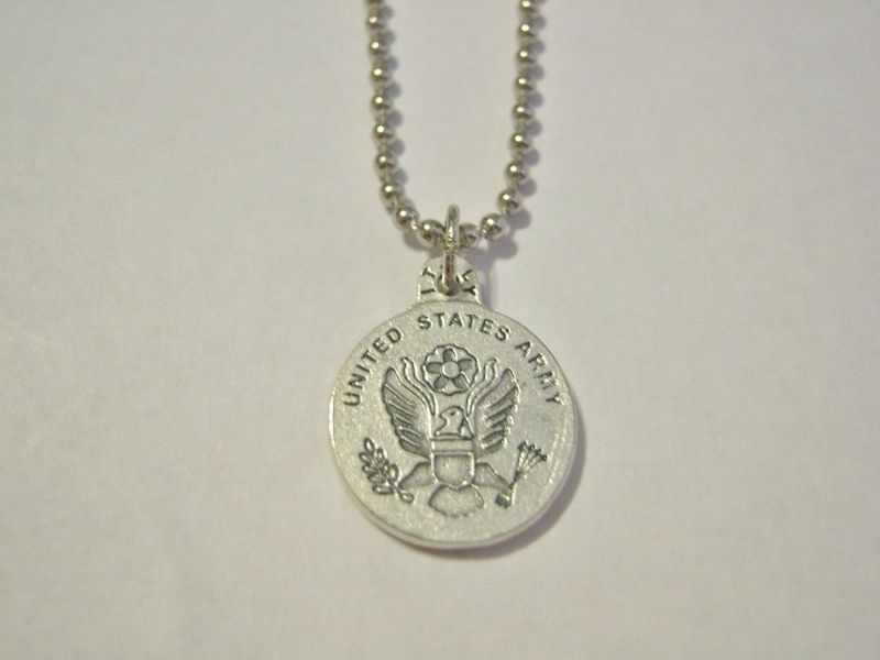 United States Army / St. Christopher Necklace  