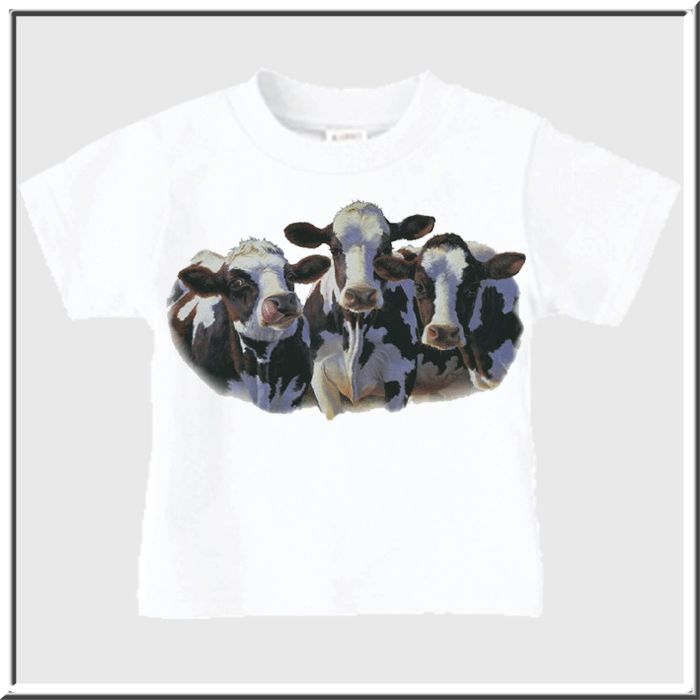 Marris Dairy Queens Holstein Cows T Shirt Kids 2T 14  