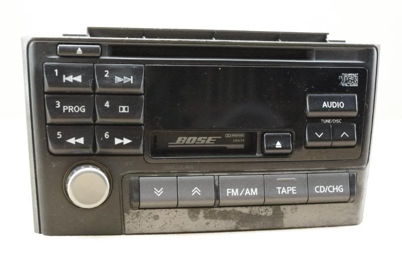 00 03 NISSAN MAXIMA BOSE AM/FM RADIO CD & TAPE PLAYER PN 2281D 