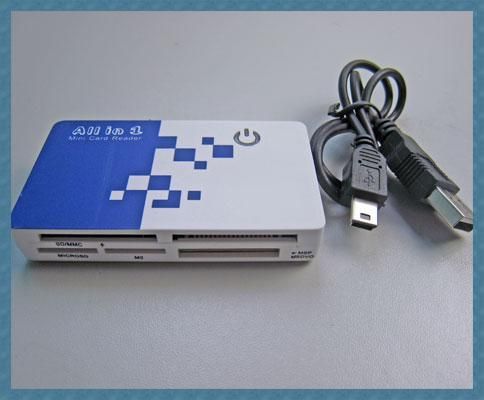 USB 2.0 All IN 1 CF SD XD MMC Memory Card Reader #9937  