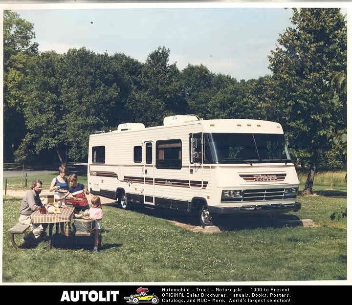 1986 Winnebago Itasca Sunflyer Motorhome Factory Photo  