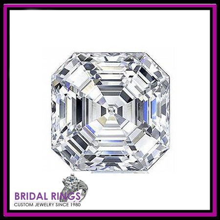 00ct Asscher Cut Loose Diamond 100% Natural F G VS1  