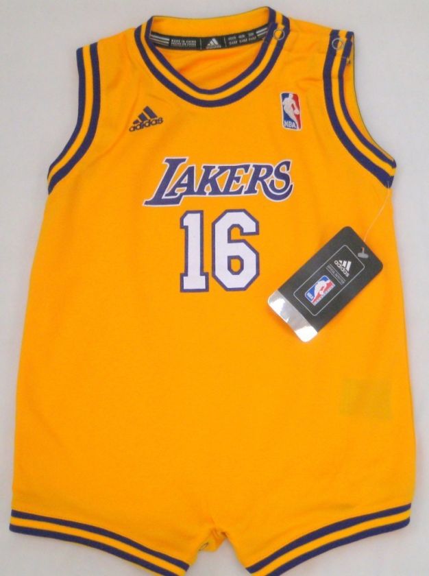 Adidas LA Lakers Paul Gasol Infant Romper Revolution 30  