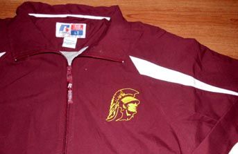 USC Trojans Track Stadium Jacket Large Tall NCAA New  