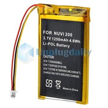 1250mAh Battery for Garmin Nuvi 200 200W 205 205T 205WT  