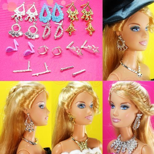 BARBIE CHARMED JEWELRY SET DRESS UP JEWELRY