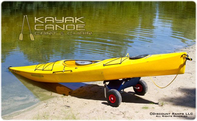 NEW CANOE & KAYAK TRANSPORT CART JON BOAT CARRIER DOLLY (KC Dolly Seat 