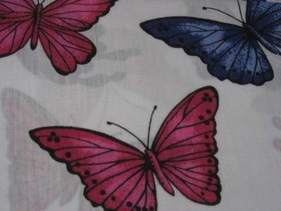 BUTTERFLY 2 Tier Valance Curtains KITCHEN Bathroom WINDOW Spring 