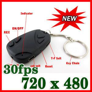 Key Chain Hidden SPY Camera Mini DVR Recorder Video Cam  