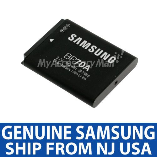 Samsung TL205 TL110 TL105 Camera BP70A Battery Genuine  